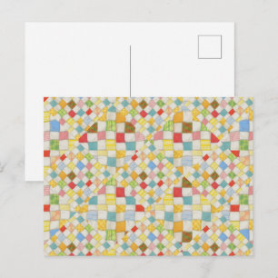 CARTE POSTALE MOSAÏQUE DE COUVERTURE