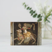 Carte Postale Mosaïque de Dionysus chevauchant un Leopard c.180 (Debout devant)