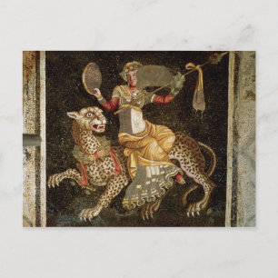 Carte Postale Mosaïque de Dionysus chevauchant un Leopard c.180 