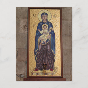 Carte Postale Mosaïque de Marie et Jésus