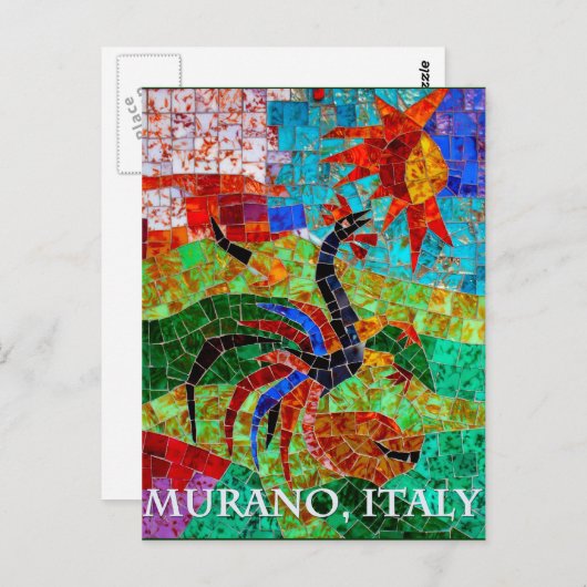 Carte Postale Mosaïque II de Murano (Devant / Derrière)