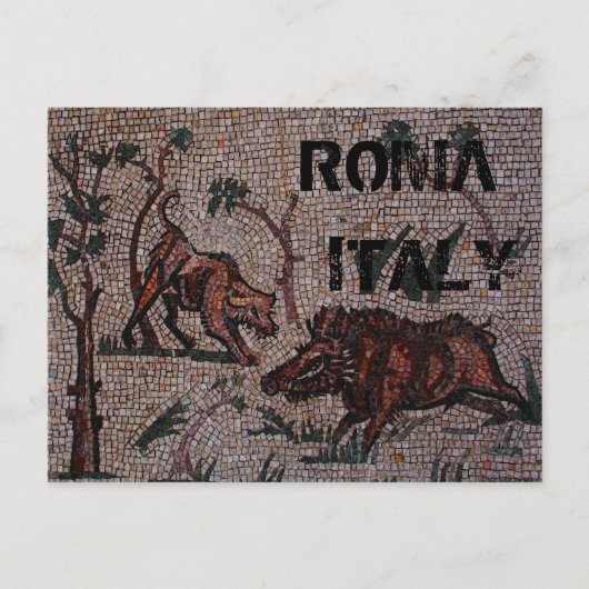 Carte Postale Mosaïque romaine (Devant)