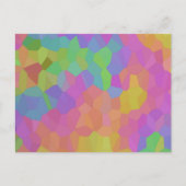 Carte Postale Mosaïques à l'huile arc-en-ciel (Devant)