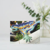 Carte Postale Mosaïques Gaudi Lizard (Debout devant)