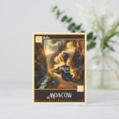 Carte Postale Moscou, Idaho | VINTAGE (Debout devant)