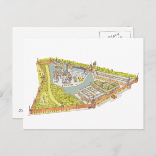 Carte Postale Moscou Kremlin (Devant / Derrière)