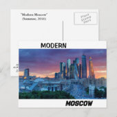 Carte postale : "Moscou moderne" (image2) (Devant / Derrière)