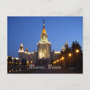 Carte Postale Moscou, Russie