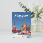 Carte Postale Moscou Russie (Debout devant)