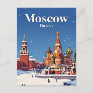 Carte Postale Moscou Russie
