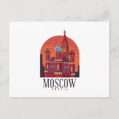 Carte Postale Moscou Russie Skyline (Devant)