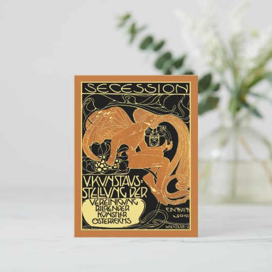 Carte postale Moser Art : Exposition d'art sur la (Debout devant)