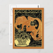 Carte postale Moser Art : Exposition d'art sur la  (Devant / Derrière)