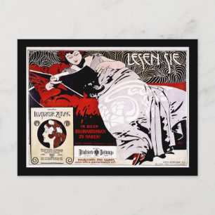 Carte Postale Moser Kolo 1900 - Lesen Sie - "Read Me"