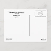 Carte Postale Moses (Dos)