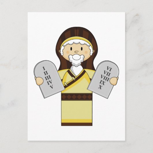 Carte postale Moses Character (Devant)