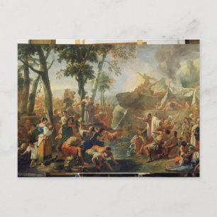 Carte Postale Moses Drawing Water from the Rock