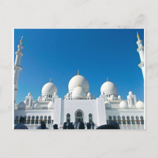 Carte Postale Mosquée à Abu Dhabi (Devant)
