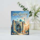 Carte Postale Mosquée Bibi-Khanym Ouzbékistan (Debout devant)