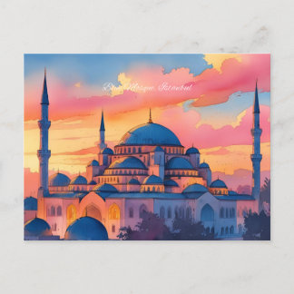Carte postale Mosquée bleue