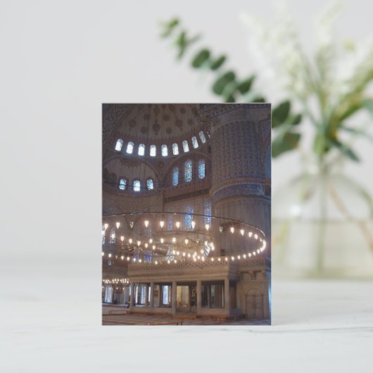Carte Postale Mosquée Bleue (Debout devant)