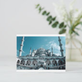 Carte Postale Mosquée Bleue à Istanbul (Debout devant)