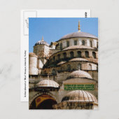 Carte Postale mosquée bleue camii (Devant / Derrière)