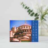 Carte Postale mosquée bleue d'istanbul (Debout devant)