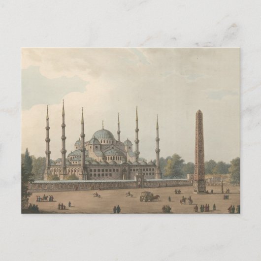 Carte Postale Mosquée Bleue du Sultan Ahmed, Istanbul, Turquie (Devant)