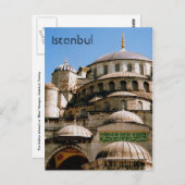 Carte Postale mosquée bleue istanbul (Devant / Derrière)