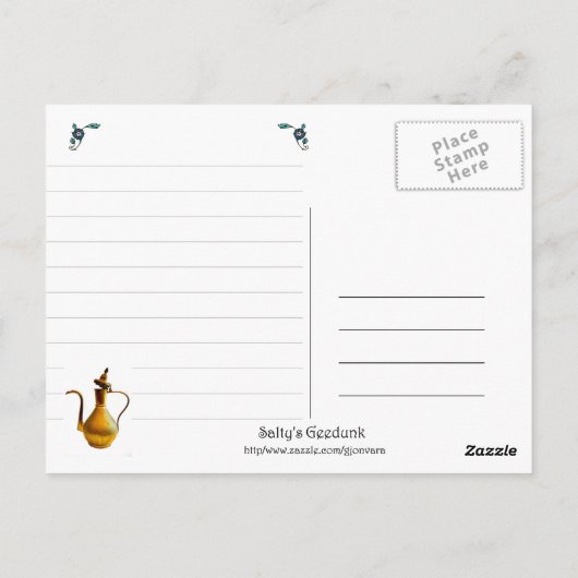 Carte Postale Mosquée Bleue - Istanbul (Dos)