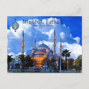 Carte Postale Mosquée Bleue - Istanbul