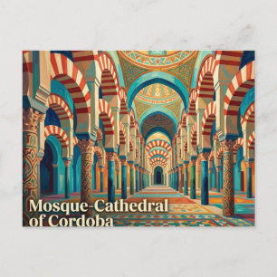 Carte Postale Mosquée-cathédrale de Cordoue, intérieur Espagne