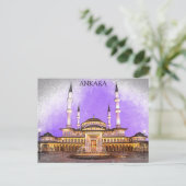 Carte Postale Mosquée d'Ankara Turquie Kocatepe (Debout devant)