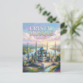 Carte Postale Mosquée de cristal Malaisie (Debout devant)