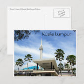 Carte Postale mosquée de malaisie kl (Devant / Derrière)