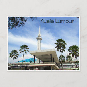 Carte Postale mosquée de malaisie kl