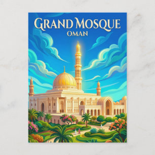 Carte Postale Mosquée du Sultan Qaboos Oman