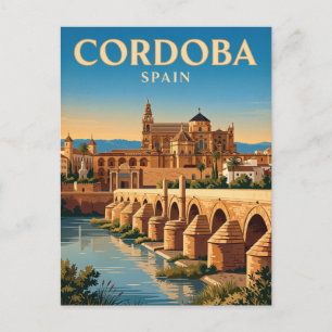 Carte Postale Mosquée et pont romain, Cordoue Espagne
