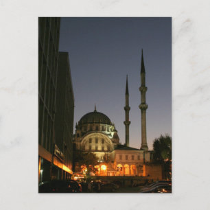 Carte Postale Mosquée musulmane à Istanbul, Turquie