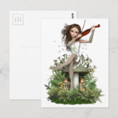 Carte Postale Moss Agate Fairy ~ Melody (Devant / Derrière)