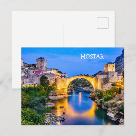 Carte Postale Mostar (Devant / Derrière)