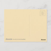 Carte Postale Mostar, Bosnie - Peinture Townscape Acrylique (Dos)