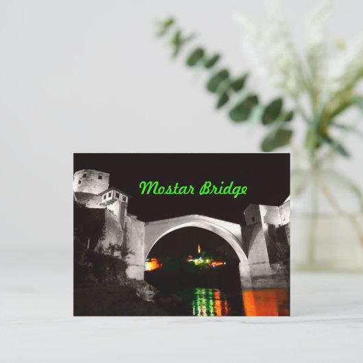 Carte postale Mostar Bridge (Debout devant)