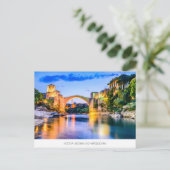Carte postale Mostar de Bosnie-Herzégovine (Debout devant)
