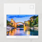 Carte postale Mostar de Bosnie-Herzégovine (Devant / Derrière)