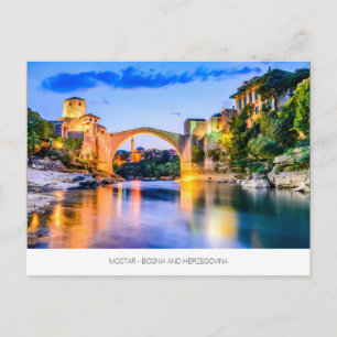 Carte postale Mostar de Bosnie-Herzégovine