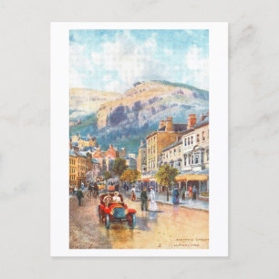 Carte Postale Mostyn Street vintage à Llandudno