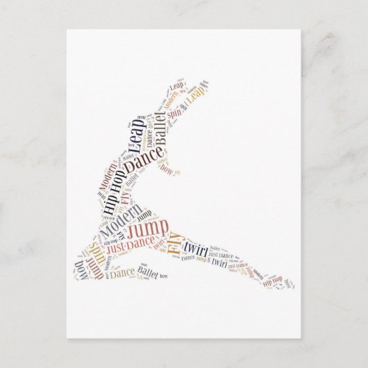 Carte Postale Mot de danse Cloud (Devant)