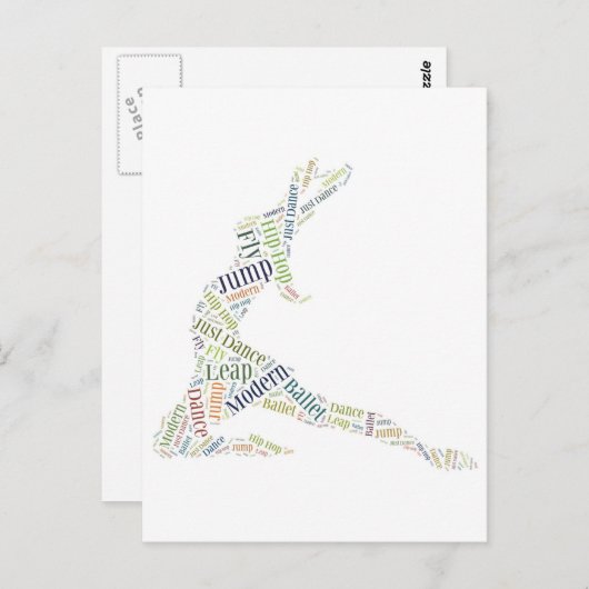 Carte Postale Mot de danse Cloud (Devant / Derrière)
